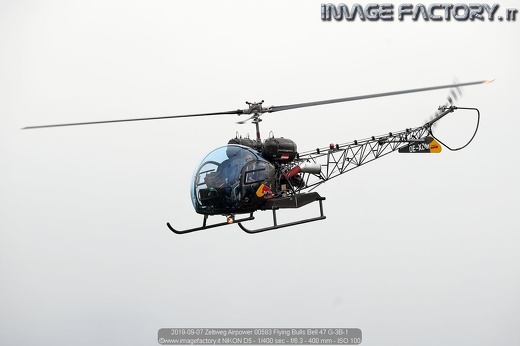 2019-09-07 Zeltweg Airpower 00583 Flying Bulls Bell 47 G-3B-1